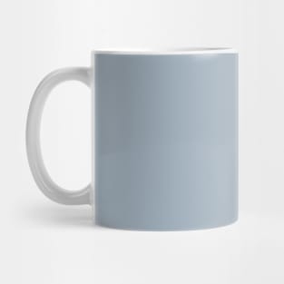 Solid Storm Light Blue Gray Monochrome Minimal Design Mug